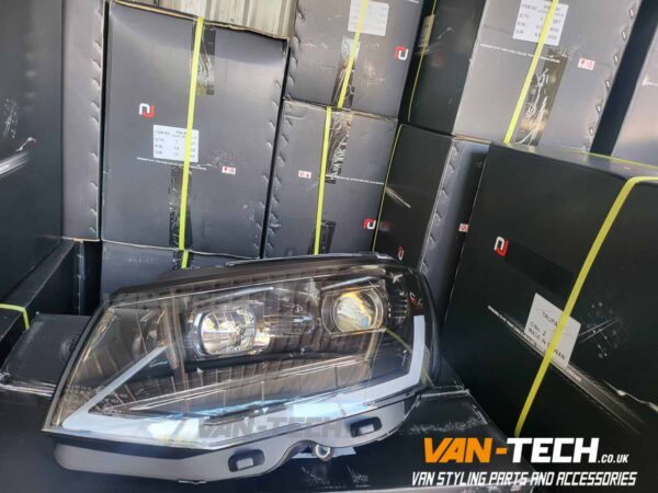 VW Caddy Light Bar Headlights LED DRL Dynamic Indicators