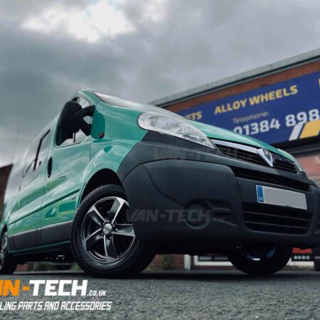 Calibre Freeway 16" Alloy Wheels and Commercial rated Firemax Van Tyres for Vauxhall Vivaro Van