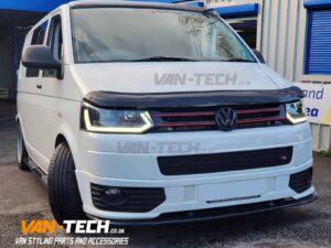 VW T5.1 Transporter Headlights with Dynamic Indicators, Sportline Bumper, Splitter and more