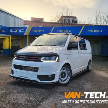 VW T5.1 Transporter Headlights with Dynamic Indicators, Sportline Bumper, Splitter and more