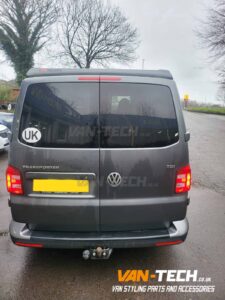 VW Transporter T6 T6.1 Rear Barn Door Spoiler supplied and fitted