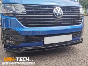 VW Transporter T6.1 Badgeless and Badged Front Grilles Gloss Black