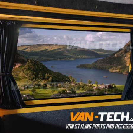 VW Transporter T4 T5 T5.1 T6 T6.1 Interior Blackout Curtains available at Van-Tech