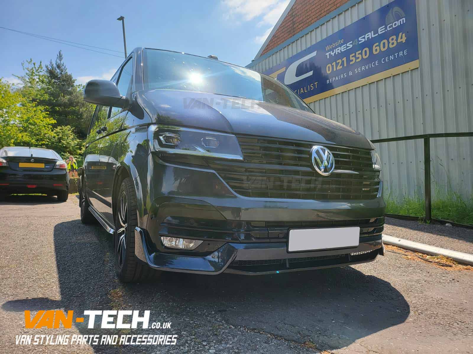 VW T6.1 Styling pack Badged Grille, Lower Bumper Inserts and VLine