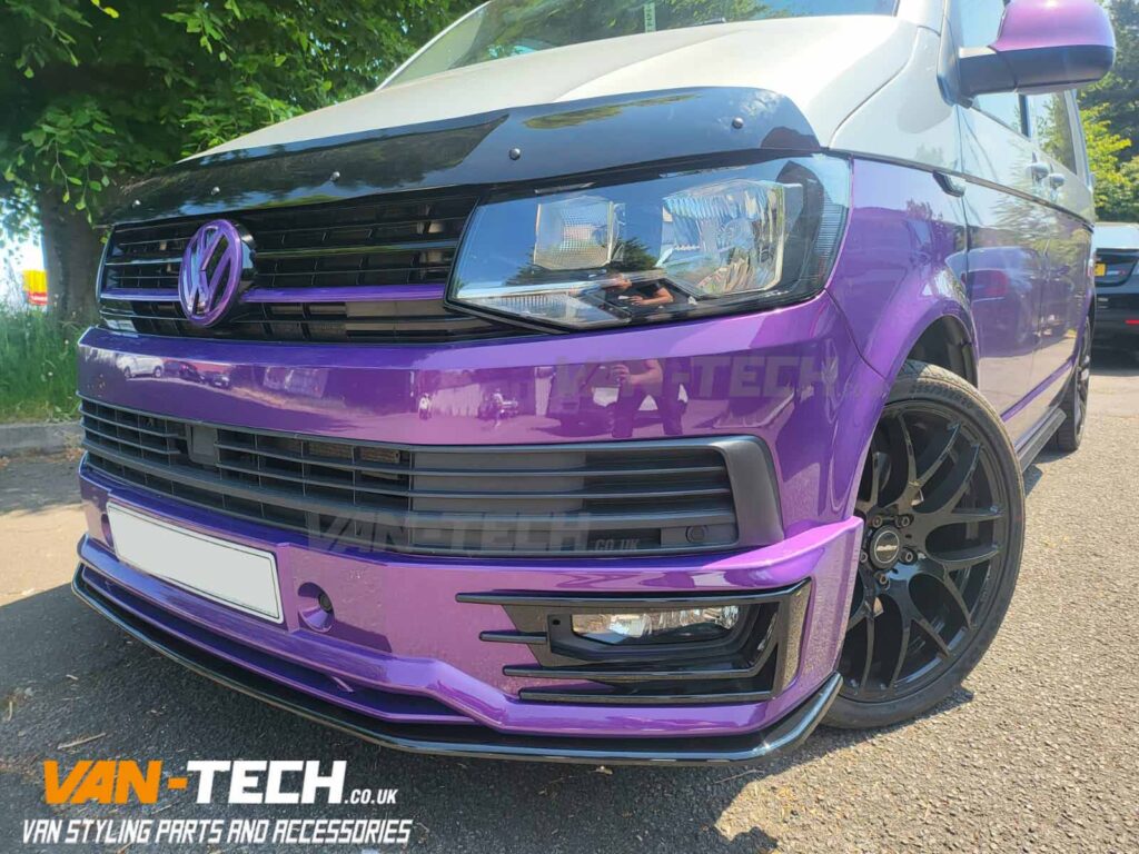 Angular Splitter VW Transporter T6 Parts Black Angular Bars, Sportline Bumper,