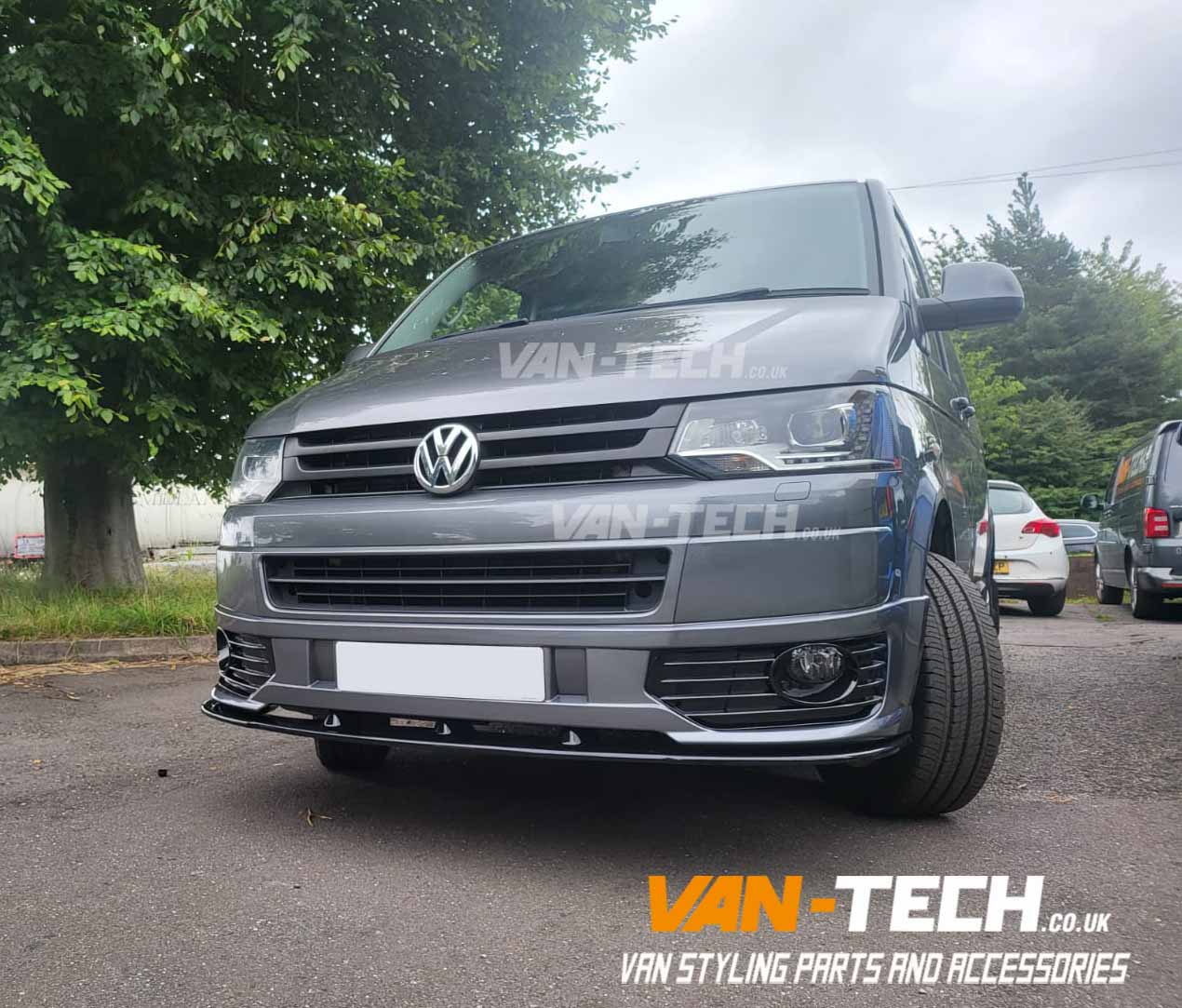 VW Transporter T5.1 Parts - Side Bars, Rear Spoiler Sportline Bumper and Lower Splitter