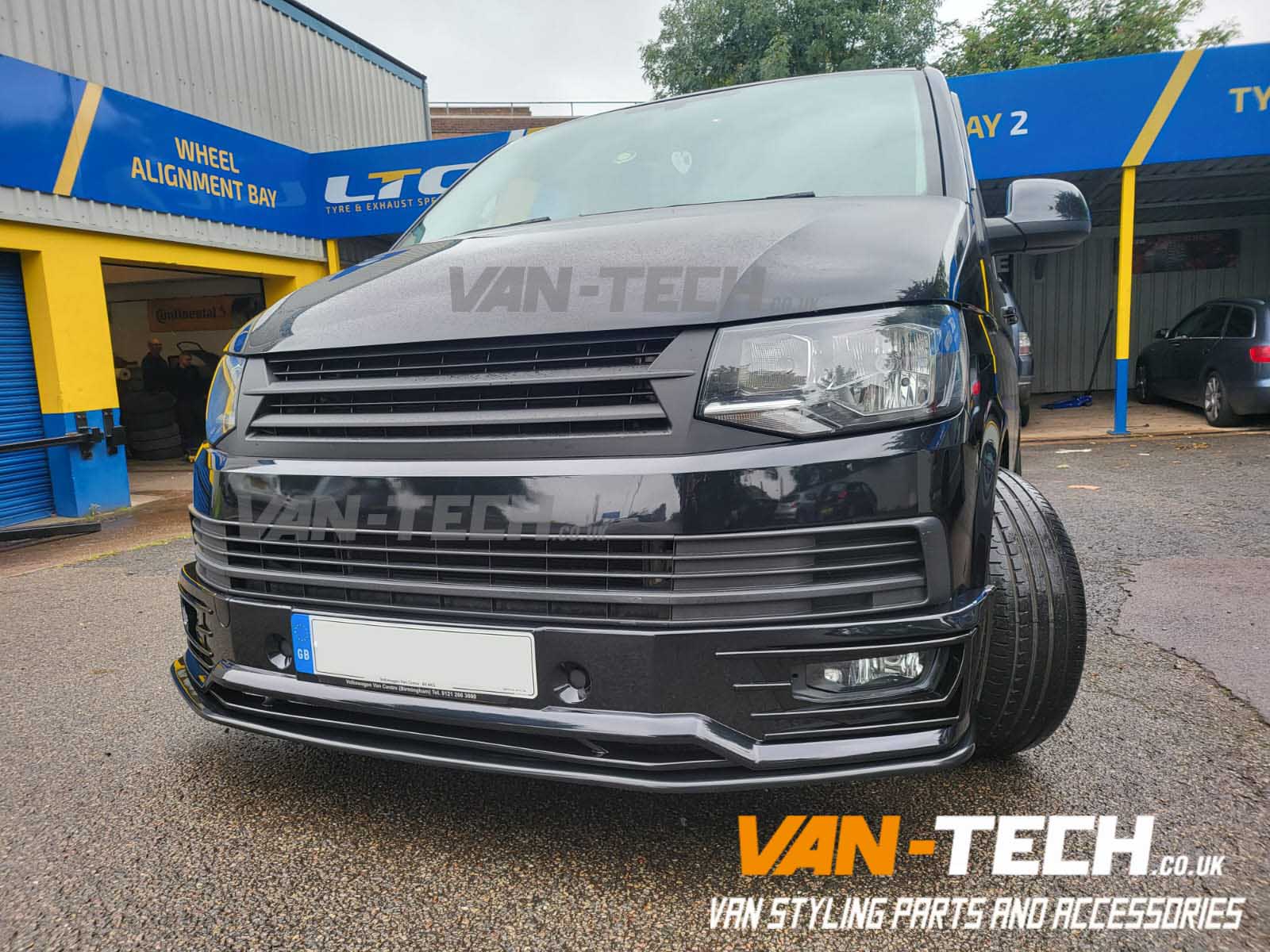 VW Transporter T6 Parts and Accessories - Side Bars, Rear Spoiler, Sportline Bumper and Splitter