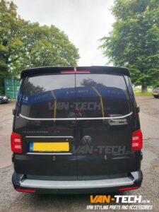 VW Transporter T6 Parts and Accessories - Side Bars, Rear Spoiler, Sportline Bumper and Splitter