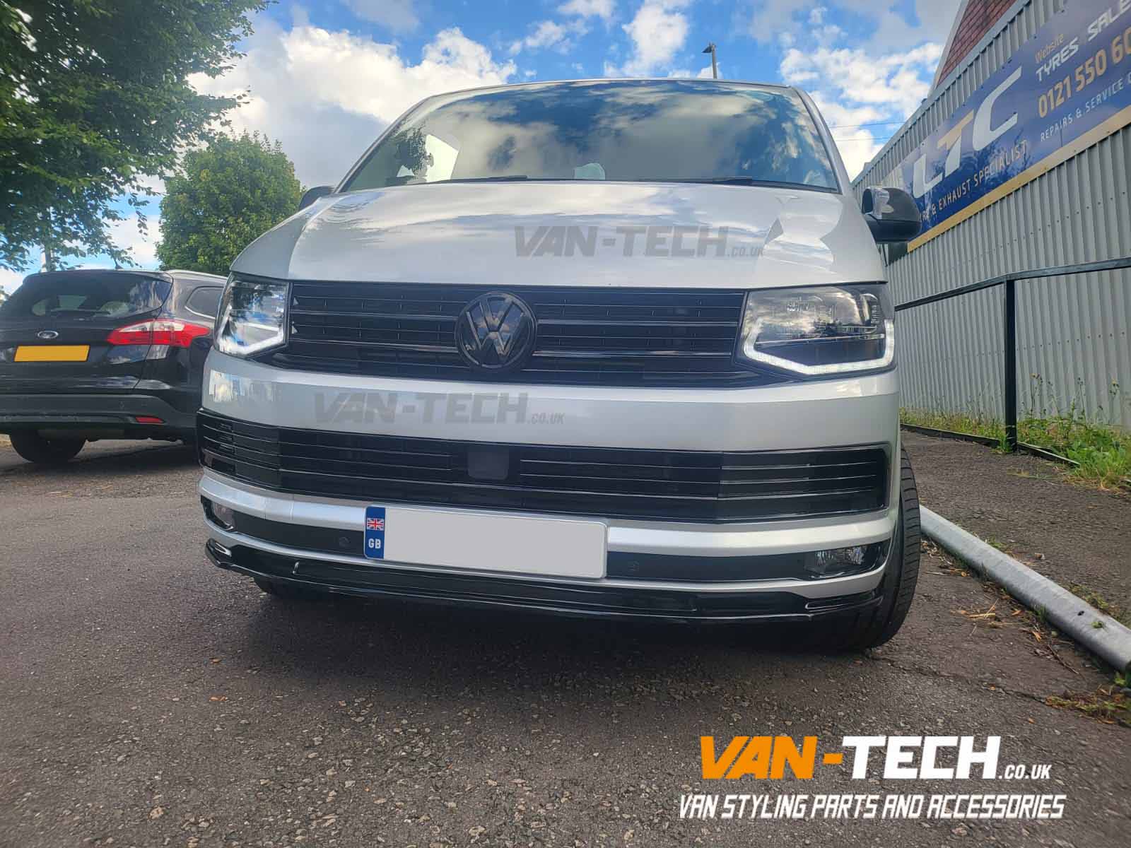 VW Transporter T6 Parts and Accessories - Headlights, Grille , Middle Inserts and Lower Splitter