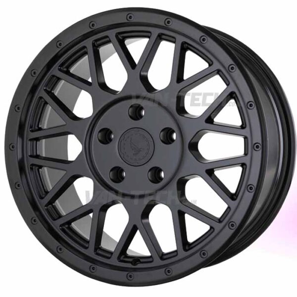 Swamper VW T5 T5.1 JBW AT4 16″ Alloy Wheels Satin Black /w All Terrain Tyres