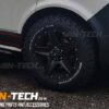 Swamper VW T5 T5.1 Tomahawk Apache 17″ Alloy Wheels Satin Black w AT Tyres
