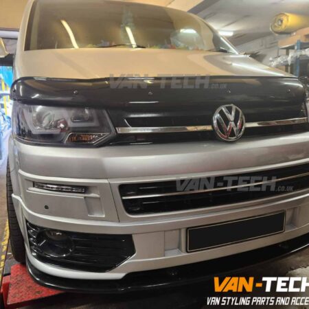 VW T5.1 parts Daytime Running Lights, Bonnet Deflector, Sportline Bumper and Lower Splitter