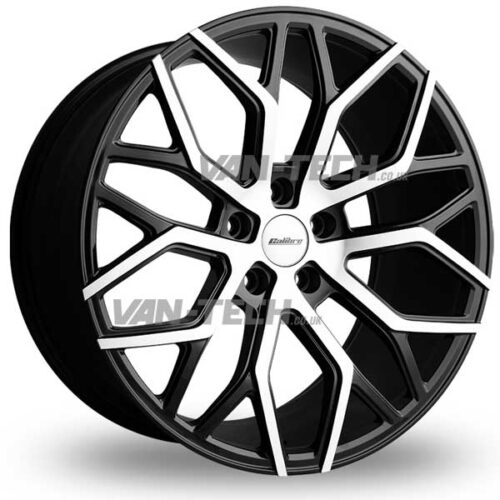 VW T5 T5.1 T6 Calibre CV2 20" Alloy Wheels Black and Polished