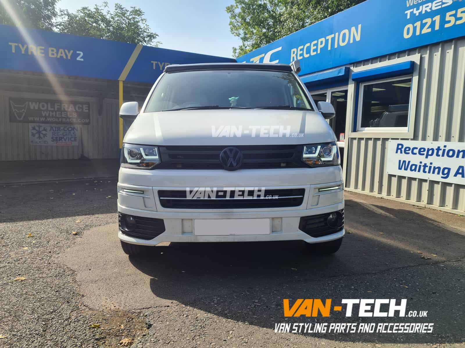 VW Transporter T5.1 LED DRL Light Bar Headlights 2010-2015