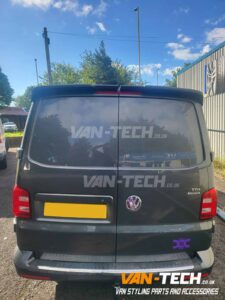 VW Transporter T5 T5.1 T6 Rear Barn Door Spoiler available at Van-Tech