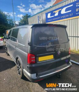 VW Transporter T5 T5.1 T6 Rear Barn Door Spoiler available at Van-Tech