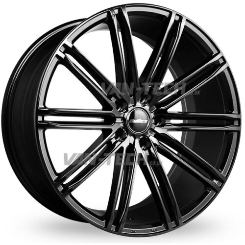 VW T5 T5.1 T6 Calibre CC-I 20" Alloy Wheels Gloss Black