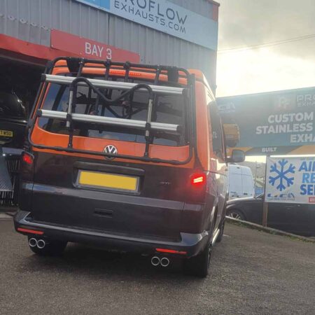 VW Transporter T5.1 Exhaust Dual Exit Custom built