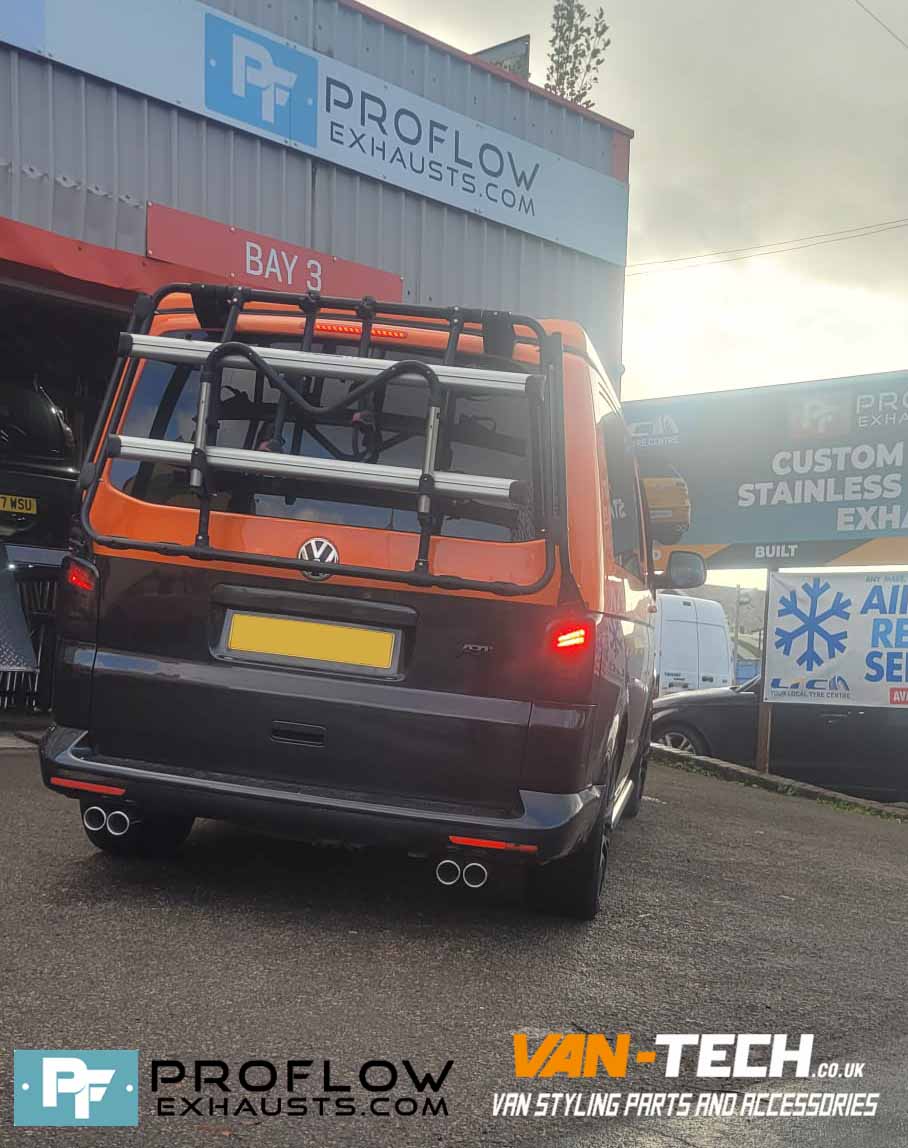 VW Transporter T5.1 Exhaust Dual Exit Custom built