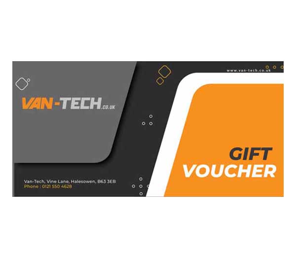 Van-Tech Gift Vouchers available