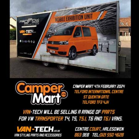 Camper Mart 2024 Van-Tech Special Offers Telford International Centre
