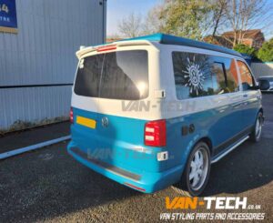 VW Transporter T6 Parts Sportline Lower Bumper Splitter and Barn Door Spoiler