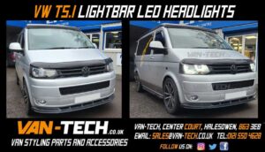 SALE: VW Transporter T5.1 DRL Light Bar Headlights