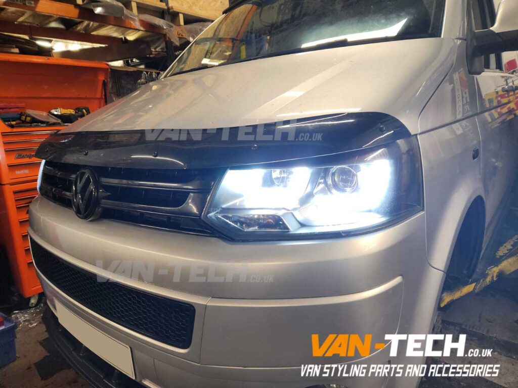 2x VW T5.1 T6 Transporter DRL CANBUS LED Daytime Running Light Upgrade