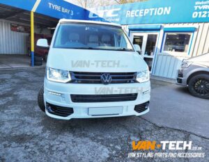 VW Transporter T5.1 Parts Daytime Running Lights, Sportline Bumper and Front Grille