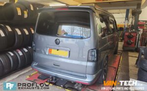 Proflow Exausts VW Transporter T5.1 Custom Exhaust Stainless Steel Mid/ Rear with Twin Tailpipe TX001