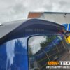 Gloss Black Rear Barn Door Spoiler VW Transporter T5 T5.1 T6 T6.1