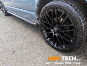 Momo Revenge Matte Black Alloy Wheels 20″ and Tyres for VW Transporter T5.1