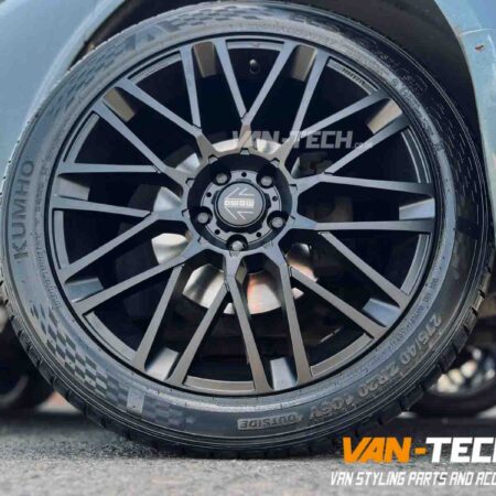 Momo Revenge Matte Black Alloy Wheels 20″ and Tyres for VW Transporter T5.1