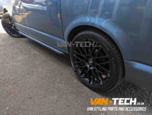 Momo Revenge Matte Black Alloy Wheels 20″ and Tyres for VW Transporter T5.1