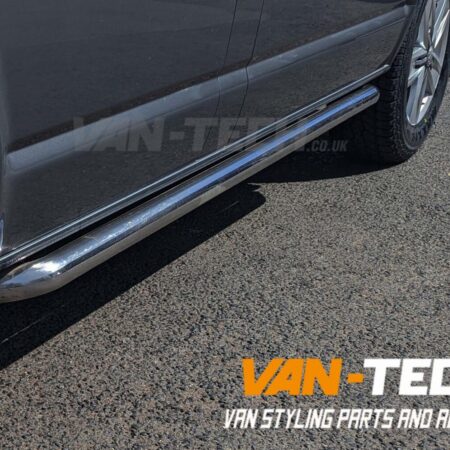 VW Transporter T5.1 Sportline Stainless Steel O.E Style Side Bars SWB