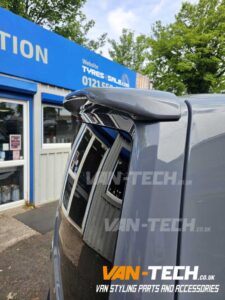 VW Transporter T6 T6.1 Rear Tailgate Spoiler painted and fitted by Van-Tech