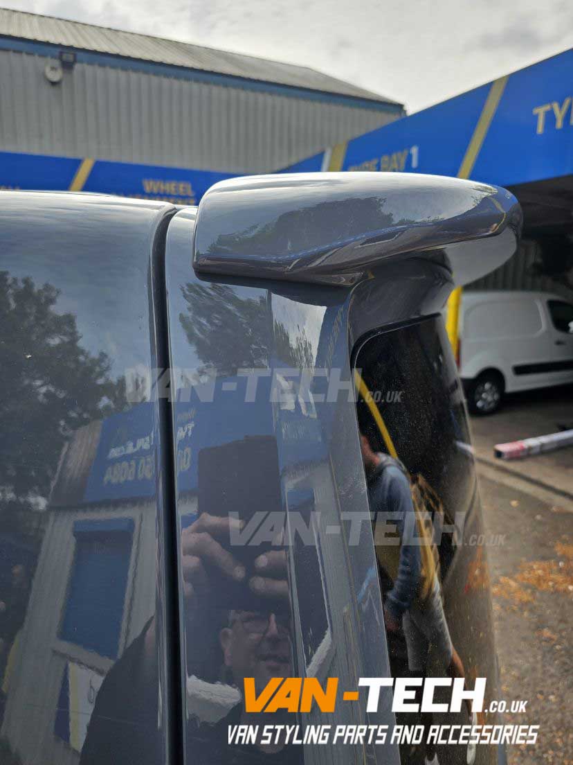 Transporter Rear Spoiler VW Transporter T6 T6.1 Rear Tailgate Spoiler painted and fitted by Van ...