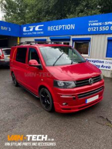 VW Transporter T5.1 Black Sportline O.E Style Side Bars SWB