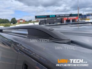 VW Transporter T6 T6.1 Black Aluminium Roof Rails