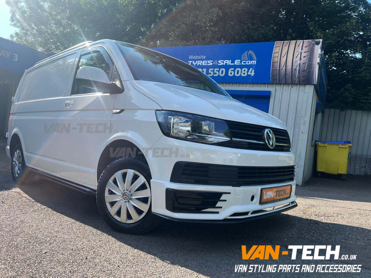 VW Transporter T6 Sportline Bumper, Lower Splitter, Side Bars, Roof Rails