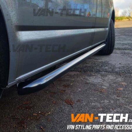 VW Transporter T6.1 Black Sportline O.E Style Side Bars SWB