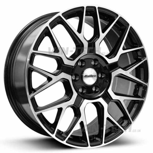 Calibre Spartan Alloy Wheels 20" VW T7 - Ford Transit Custom MK2 Black / Polished