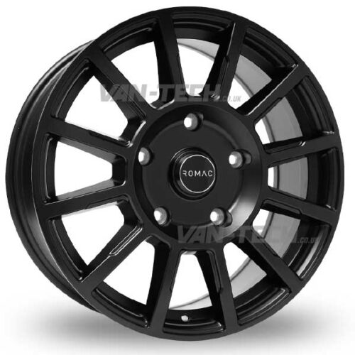 Romac Stealth Alloy Wheels Alloy Wheels Gloss Black 18″ VW T7 – Ford Transit Custom MK2