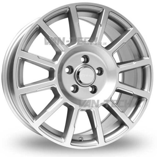 Romac Stealth Alloy Wheels Alloy Wheels Silver 18″ VW T7 – Ford Transit Custom MK2