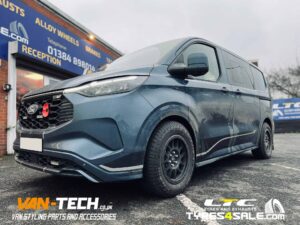 Tomahawk Kato 17″ Alloy Wheels Satin Black for Ford Transit Custom MK2