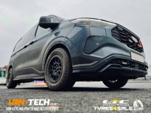 Tomahawk Kato 17″ Alloy Wheels Satin Black for Ford Transit Custom MK2