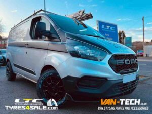Ford Transit Romac Stealth Satin Black 16" Alloy Wheels