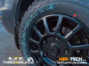 Ford Transit Romac Stealth Satin Black 16" Alloy Wheels