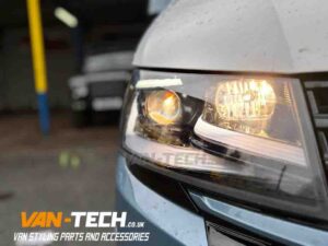 VW Transporter T6.1 LED Light Bar Headlights with Dynamic Indicators