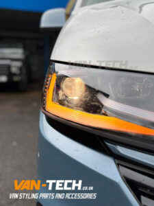 VW Transporter T6.1 LED Light Bar Headlights with Dynamic Indicators